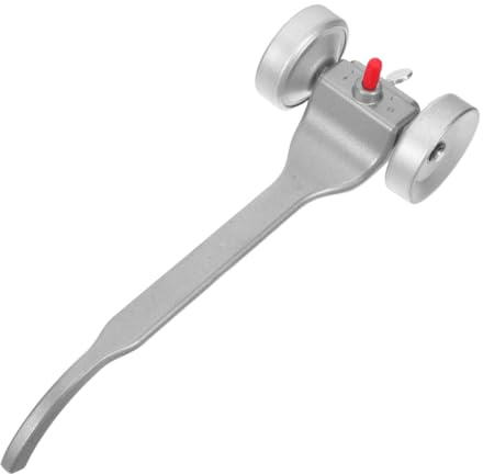 SHINEOFI Outil de rejointoiement de mortier avec rouleau ergonomique en fer argenté pour travaux de maçonnerie et nettoyage rapide des joints de scellement des murs