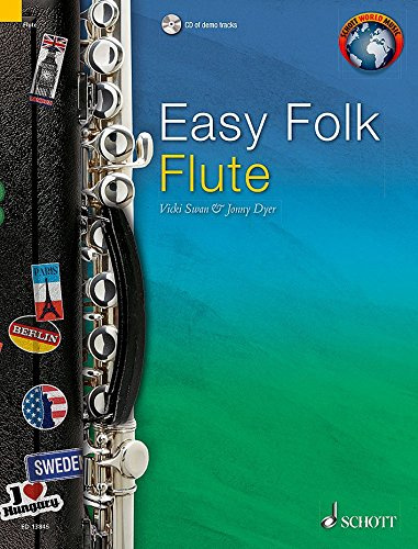 Easy Folk Flute +CD (52 pièces faciles traditionnelles) --- Flûte traversière