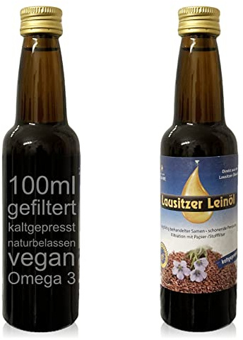 Lausitzer Leinöl (kaltgepresstes Leinöl), 100ml