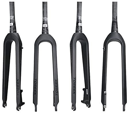 T800 Carbon Fahrradgabel 1-1/8 26/27.5/29 Scheibenbremse schwarz Starrgabel MTB Mountainbike Vordergabel FahrradzubehöR,26ER