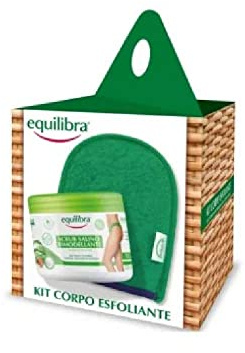 Equilibra Corpo, Scrub Salino, Peeling Körperpeeling mit Aloe Vera, Glättendes und pflegendes Leder, Anti-Wasser-Wirkung, natürliche Öle und pflanzliche Extrakte, 2 Stück à 600 g