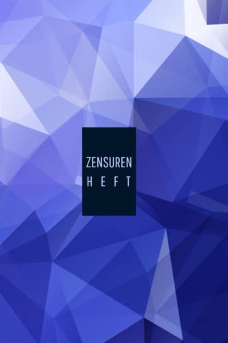 Zensurenheft A5: Notenlisten - Schulnotenheft Lehrer - Listenbuch - 60 Seiten