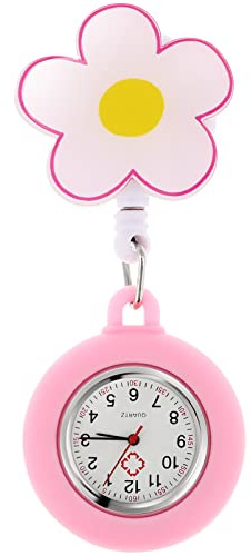 ULTECHNOVO Schwesternuhr Mit Clip Teleskop Krankenschwester Uhr Tragbare Ansteckuhr Für Pflegepersonal Klare Anzeige Präzise Zeitmessung Ideal Für Pflegealltag Geschenk