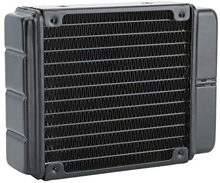 Wasserkühlung, G1 / 4 24-Rohr-Wasserkühlung, Doppelkern-Kühlkörper, Computer-Ersatzzubehör für Computer, Industrieinstrumente