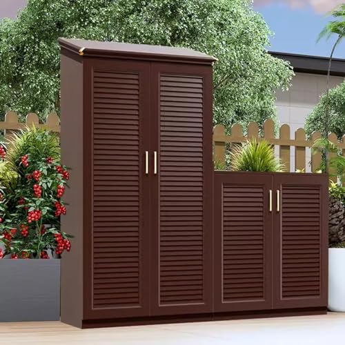 Geräteschuppen Außenlagerschrank Garten Balkon Schuhschrank Lagerschrank Sonstiges Werkzeugschrank Gerätehaus
