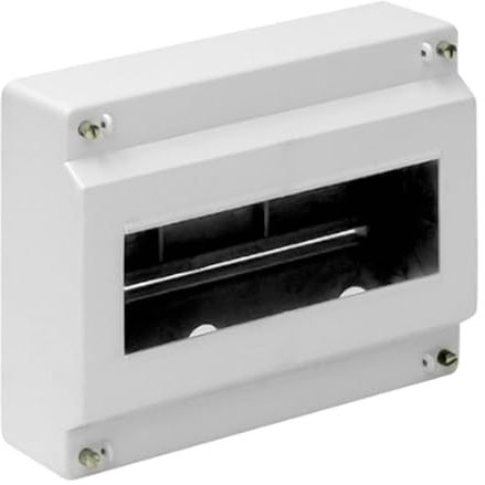 Glowster Scatola Distribuzione Superficie Avorio 8 Elementi 178 x 140 x 58 mm Termoplastico Privo di Alogeni IP40 IK07