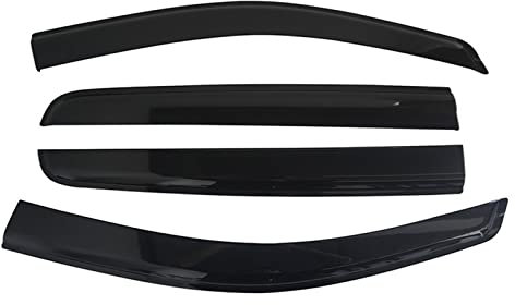 DZSMACHENGSM Windabweiser Autofensterblende Für Ford Für Ranger T9 2022 2023 2024 Seitenfensterabweiser Sonnenschutz Regenschutz Schilde Wetterschutz