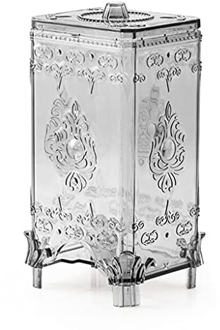 BOGEEL Dispenser per dischetti di cotone, stile vintage, per cosmetici e cosmetici