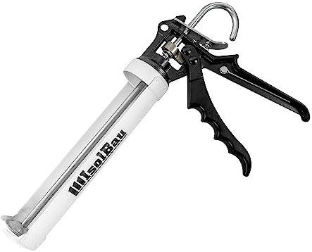 Isolbau Pistolet de pressage 3500 - Pour cartouches jusqu'à 310 ml - Idéal pour le silicone, l'acrylique, le mortier composite