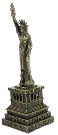 GRIRIW Bronze Statue of Dekofigur Amerikanische Freiheitsstatue Ornament 15CM Souvenir Aus Den Handwerkskunst Tischdekoration Für Zuhause Und Büro