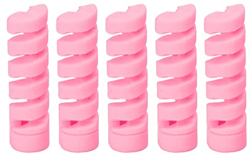 TARSHYRY Fahrradrahmenschutz, 5pcs Frame Protective Sleeve Bike Wraps für Rahmen Fahrradrahmenschutz Gummi -Fahrrad -Schalthebel Bremskabel Häuser Häuser Bremsleitung (PINK)