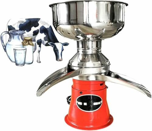 MJMLUCK Séparateur de crème électrique pour Lait de Vache, 50 l/h, séparateur de crème et de Beurre, pour Agriculteur, centrifugeuse Professionnelle