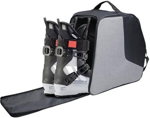 Skischuhtasche mit separatem Helmfach ,Single Skitasche ,robuste Zipper ,Großer Stauraum ,Tragegriff oben ,Großer Reißverschluss ,mit Umhängefunktion ,staubdicht ,für Skischuhe,Helm & Zubehör ,Unisex