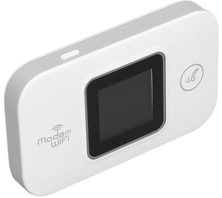 Yechiry Módem WiFi 5G Portátil 4G LTE Desbloqueado 300 Mbps de Alta Velocidad para Teléfonos Móviles, Tabletas, Computadoras, Versión Europa Asia para Viajes (Material: ABS)