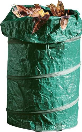 Ideal Gartensack Pop up 160L verschließbar, Grün, 60 x 58 x 4 cm