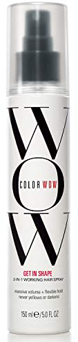 Color Wow Get In Shape 2 i 1 hårspray, hårspray för flexibelt grepp, mer volym och glans, stylingspray för kraftfullt och friskt hår, 150 ml