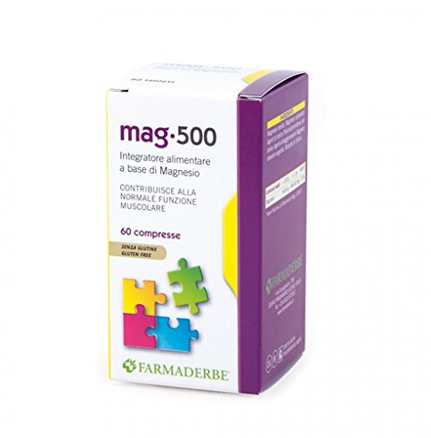 Farmaderbe Integratore Mag 500, 60 Tavolette