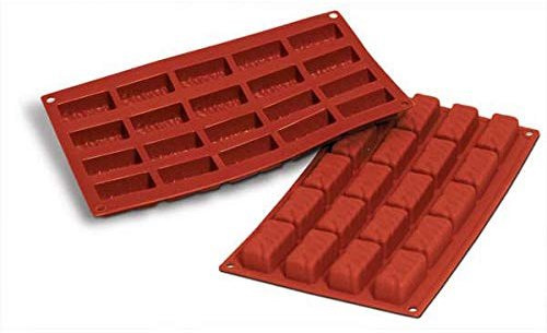 Silikomart SF060 Stampo Silicone 20 Nougats 50x25 mm Made in Italy