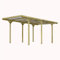 Forest Style Carport en Bois traité 1 Voiture 14,2 m² - Jean