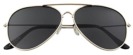 Ultra Kids Pilot Style Sunglasses UV400 Protection Metal Frame Boys Girls Ages 3-16 Years Classic Retro Shades