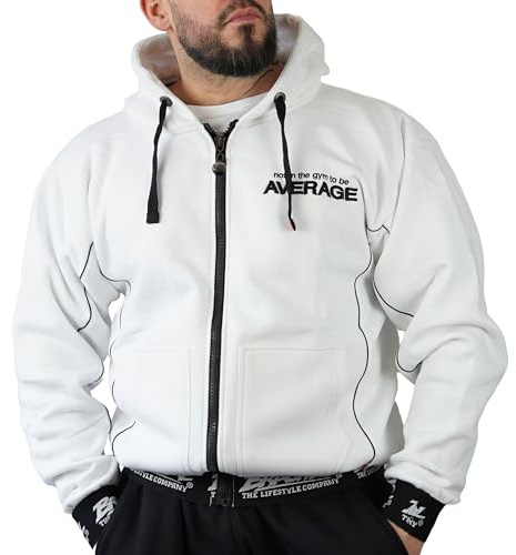 Brachial Premium Herren Kapuzenjacke Spacy - Hoodie Sweatjacke Sweatshirt Jacke mit Kapuze für Bodybuilder Sportler