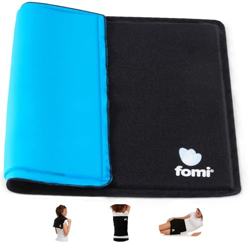 Premium Large Hot Cold Solid Gel Pack by FOMI Care | 18” x 12” | Soft, Comfortable Ice Wrap for Back, Shoulder, Knee, Thigh Pain Relief | Oversized, Flexible Cool Compress | Freezable, Microwaveable