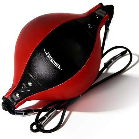 Doppelendball für das Boxtraining, Langlebige Materialien, Elastisches Seil, Universeller Speedball mit Pumpe