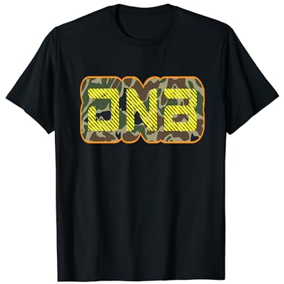 DNB Camouflage-T-Shirt Junglist Drum n Bass T-Shirt