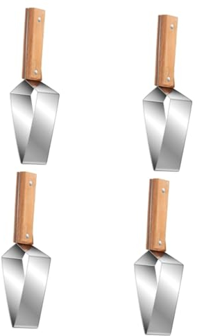 MAGICLULU 4 Pezzi Affettatrice Rapida Per Anguria in Acciaio Inossidabile Taglia Frutta Strumento Per Affettare Facilmente