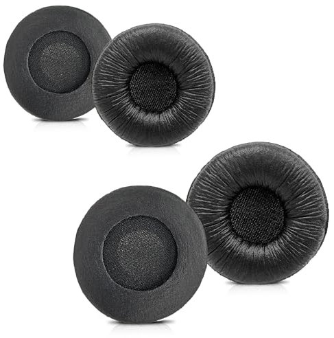 Plantronics Headset Ear Cushions, Earpads Replacement 50mm Ear Pads Covers for Plantronics Blackwire C320 3220 3200 C3210 3320 3325 HW251N HW520 Jabra PRO 920 930 935 Biz 1500 2400 Headphones (4 Pack)