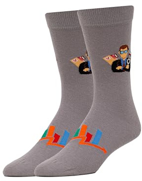Oroys Hobby & Lifestyle Funny Socks for Men - Men's Dress Socks - Fun Novelty Dress Socks for Men, Accounting, 7-12