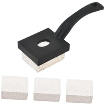 perfk Set di Pietre per la Pulizia della Piastra, detergente per Macchie di Grasso, Resistente, Portatile e Versatile, per padelle per Barbecue, fornelli,