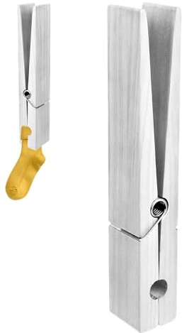 Molletta gigante in legno, molletta da 30,5 cm, porta asciugamani da bagno grande con molla, mollette giganti in legno, clip per vestiti in legno salvaspazio e robuste per soggiorno camera da letto