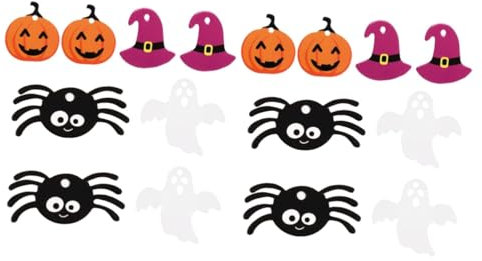 PRETYZOOM 2 Sätze Schild Tags Für Gepäckanhänger Aus Papier Halloween-hängeetiketten Halloween- Theme Party Interessante Geschenkdekore Dessert-Tags 200 Stück * 2