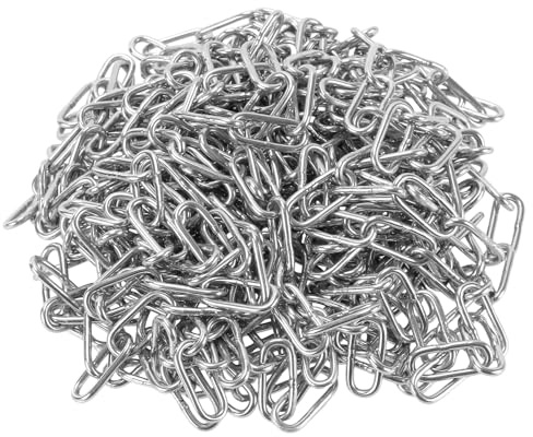 HONYUET 10 Metres Length 304 Stainless Steel Chain, 3mm Welded Chain Links for Gate, Door, Bike