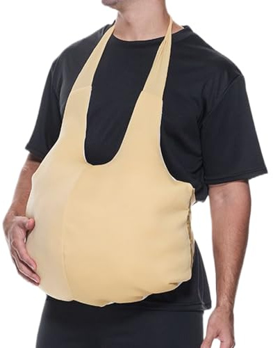 Falscher Hintern Bauch, Lustiger Groß Künstlicher Hintern Bauch Kostüm Weihnachtsmann Schwangerenbauch Cosplay Kostüm Für Verkleidungsauftritte Zu Halloween Und Weihnachten