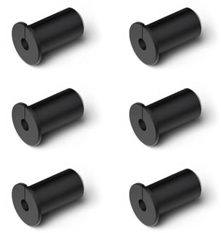 Buhdjfnke 6 Pezzi Passacavi da Parete Passacavo da Parete da 3/4 Pollici per Ethernet Kit di Instradamento Cavi con Foro di Diametro 19 mm