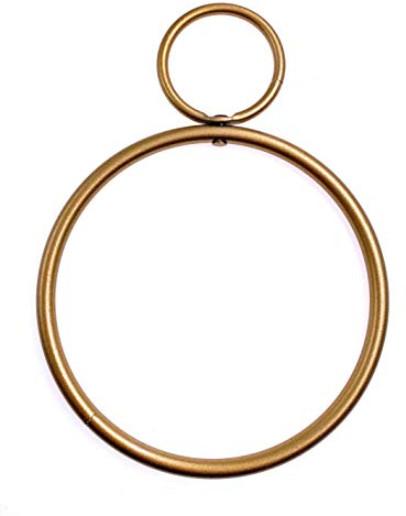 Drapierring Dekoring MATT-Gold, Innen Ø 35/100 mm, zum Drapieren von Gardinenstoffen, 1 Stück