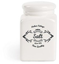 Excelsa Fine Quality Dosa Sal, cerámica, Blanco