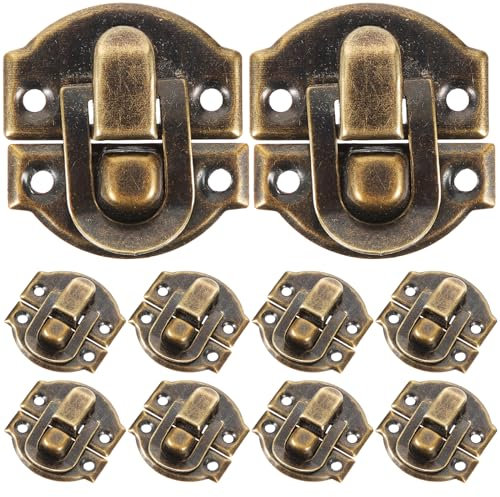 SUPVOX 10pcs scatola di gioielli antica serratura lucchetto vintage lucchetto chiusura chiusura per cassetto valigie