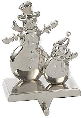 Molinter Kamin Haken Nikolausstrumpf Weihnachtsstrumpf Halterung Nikolausstiefel Halter Haken (Schneemann)