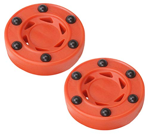 BESPORTBLE Hockey Puck Kinder Streethockey Kinder 2 Rollhockey Puck Offizielle Rollhockey Spiel Puck für Straßentraining Winter Weihnachten Party Tasche Füller Fun Hockey Bälle Puck Hockey