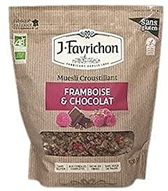 FAVRICHON Crunchy MUESLI Lampone e Cioccolato 375 g, Standard, Unico