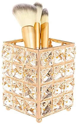 Make Up Pinselhalter, Make-up Pinselhalter Organizer, Make Up Pinsel Aufbewahrung, Make-up Pinsel Organizer, Kristall Make-up Pinselhalter für Make-up-Pinsel, Eyeliner, Stifthalter