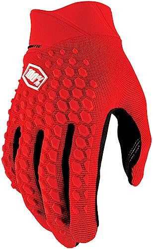 100% GUANTES Geomatic Gloves Red - 2xl, Unisex Adulto, (rojo), 2XL