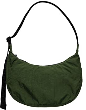 Borsa a mezzaluna media in nylon