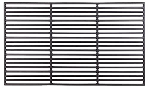 Grillrost Gusseisen eckig 67x40 cm emailliert Grillgitter, Gussrost, Grillauflage, Grillplatte, Gitter für Grill, Grillzubehör, Grillaufsatz, Barbecue