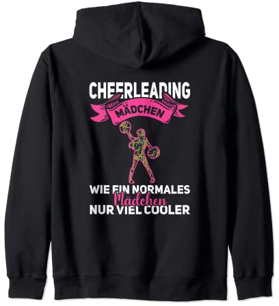 Cheerleading Mädchen Wie Ein Normales Mädchen Nur Cooler Kapuzenjacke