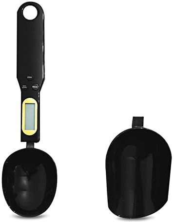Balanza de cuchara digital, cuchara medidora electrónica 0.5g-500g Cocina para hornear de alta precisión Pesaje Balanza de gramo Artefacto de leche en polvo, para dispensar granos de café, harina,