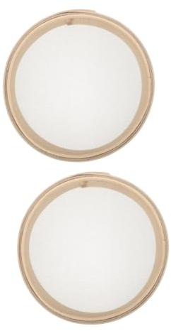 INOOMP 2 Piezas de Filtro colador de Comida de Leche colador de Cocina Filtro de Cocina Herramientas Herramienta de tamizado de harina de Malla Fina de Madera